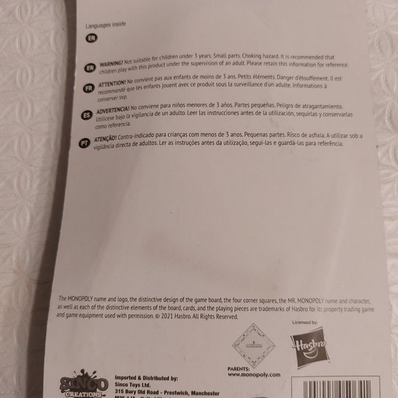 Hasbro Monopoly Keychain Mini - Gold Edition - Picture 4 of 4